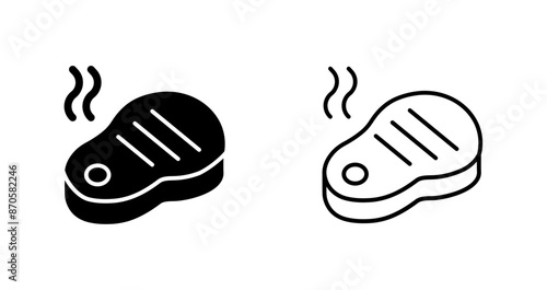 Steak Vector Icon