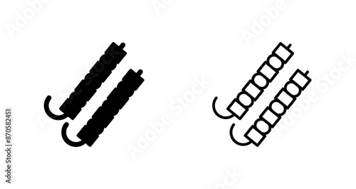 Skewer Vector Icon