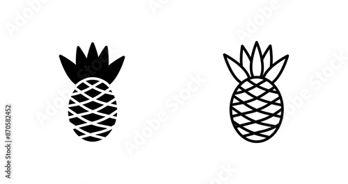 Pineapple Vector Icon