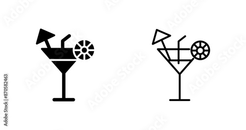 Cocktail Vector Icon