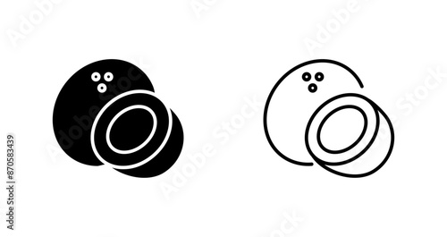 Coconut Vector Icon