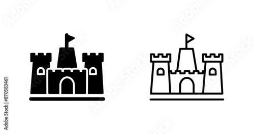 Sandcastle Vector Icon