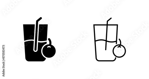 Juice Vector Icon