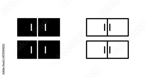 Cabinet Vector Icon