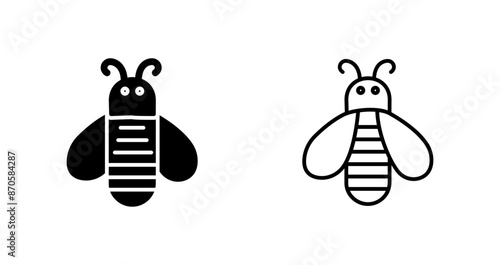 Bee Vector Icon