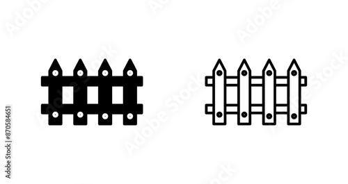 Fence Vector Icon