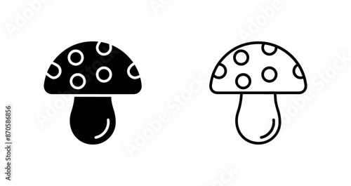 Mushroom Vector Icon