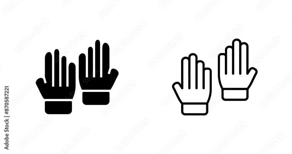 Gloves Vector Icon Gloves Vector Icon