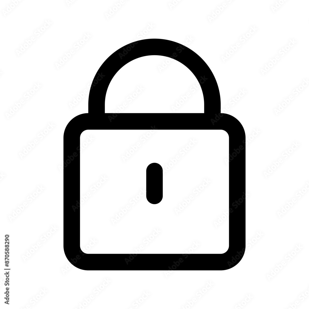 lock line icon lock line icon