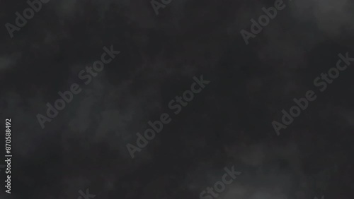 Moving Shimmering stormy dark gray clouds