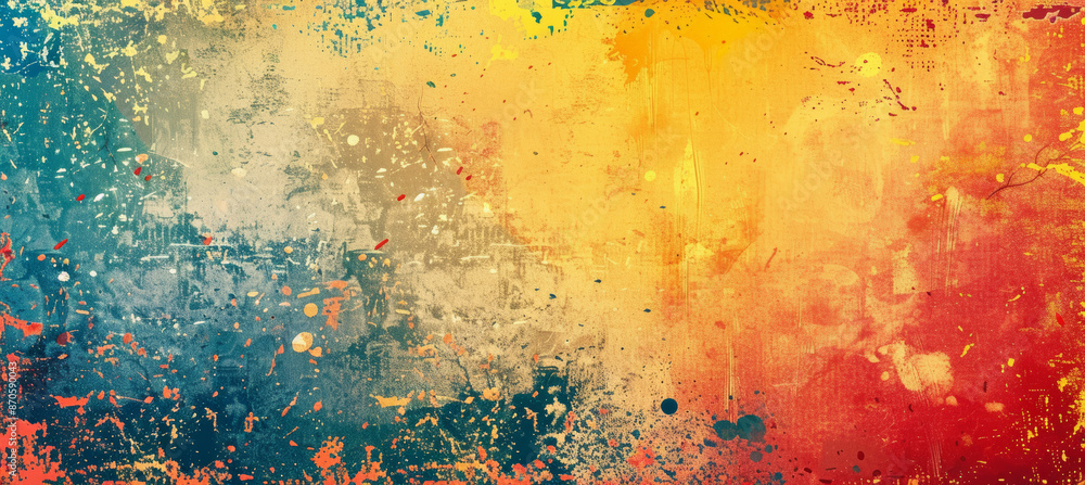Obraz premium Colorful Grunge Background with Lightning Effect