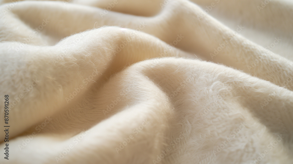 Light beige cashmere - luxurious, warm texture.
Light beige cashmere - luxurious, warm texture.