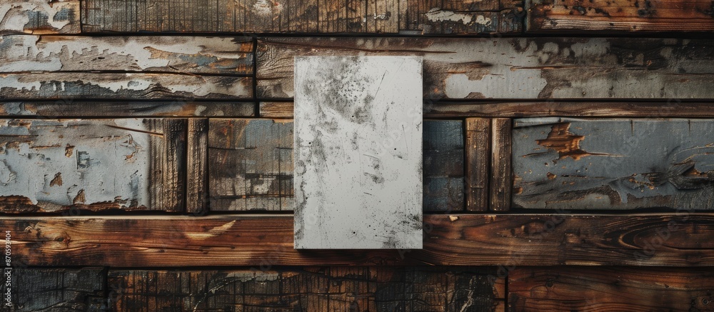 An artistic mockup display featuring a visit card on a wooden backdrop with space for copy image. An artistic mockup display featuring a visit card on a wooden backdrop with space for copy image.