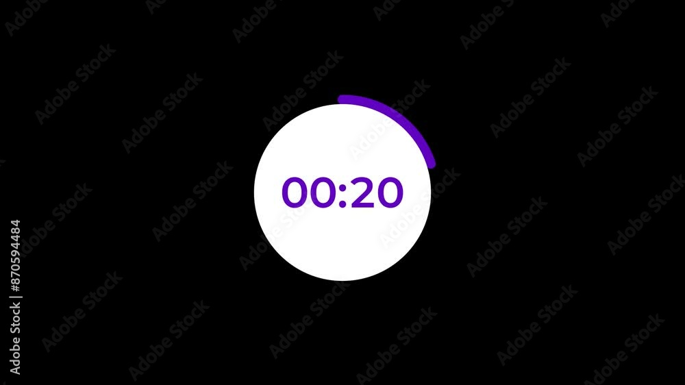 25 Second Timer Countdown Animation 25 Second Timer Countdown Animation