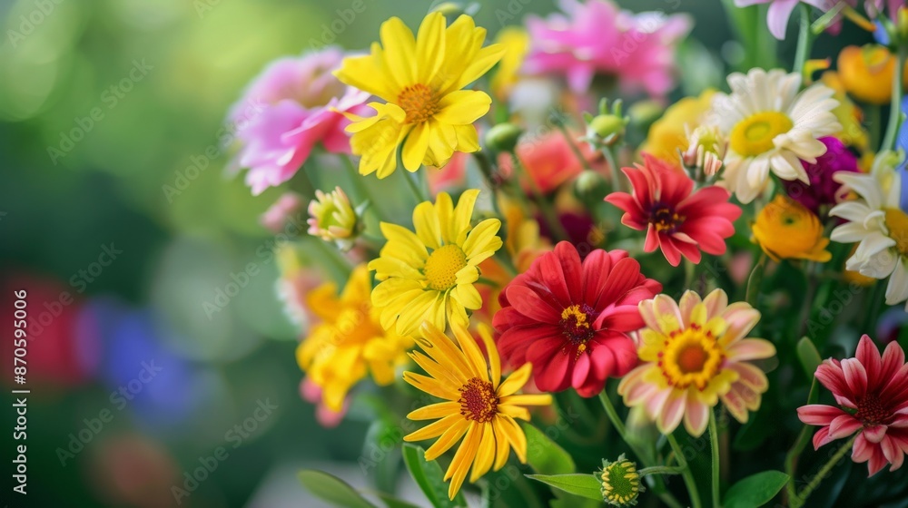 Colorful Summer Bouquet. Colorful Summer Bouquet.
