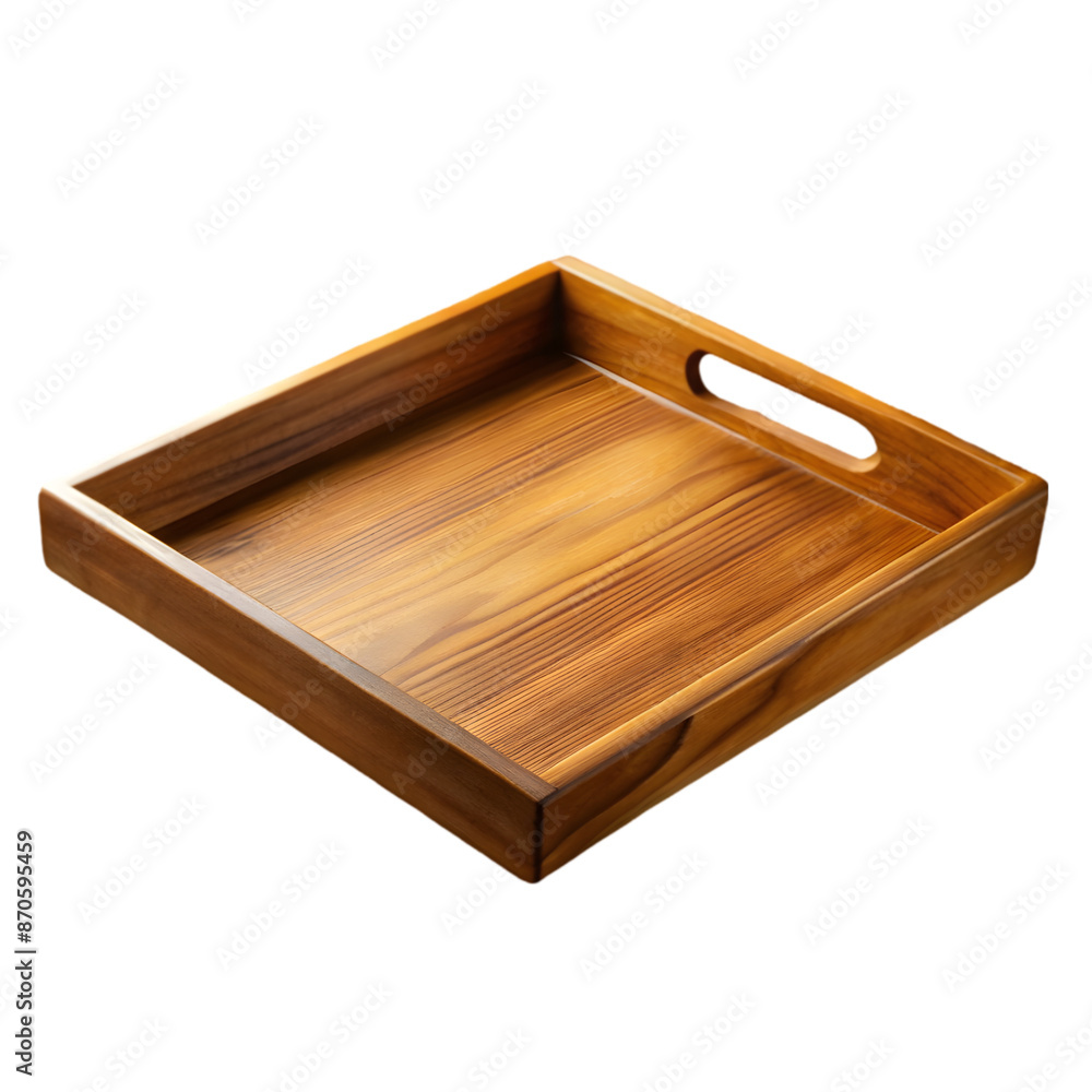 Empty wooden serving tray Empty wooden serving tray