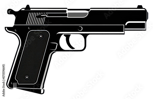 PNG Gun silhouette clip art weaponry firearm handgun