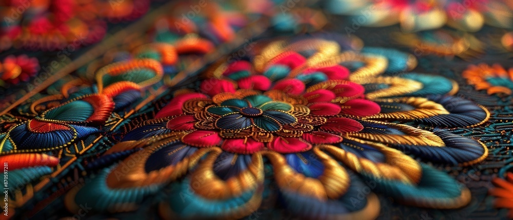 Texture of Indian Brahm, intricate patterns, rich colors, detailed and vibrant, traditional design elements. Texture of Indian Brahm, intricate patterns, rich colors, detailed and vibrant, traditional design elements.