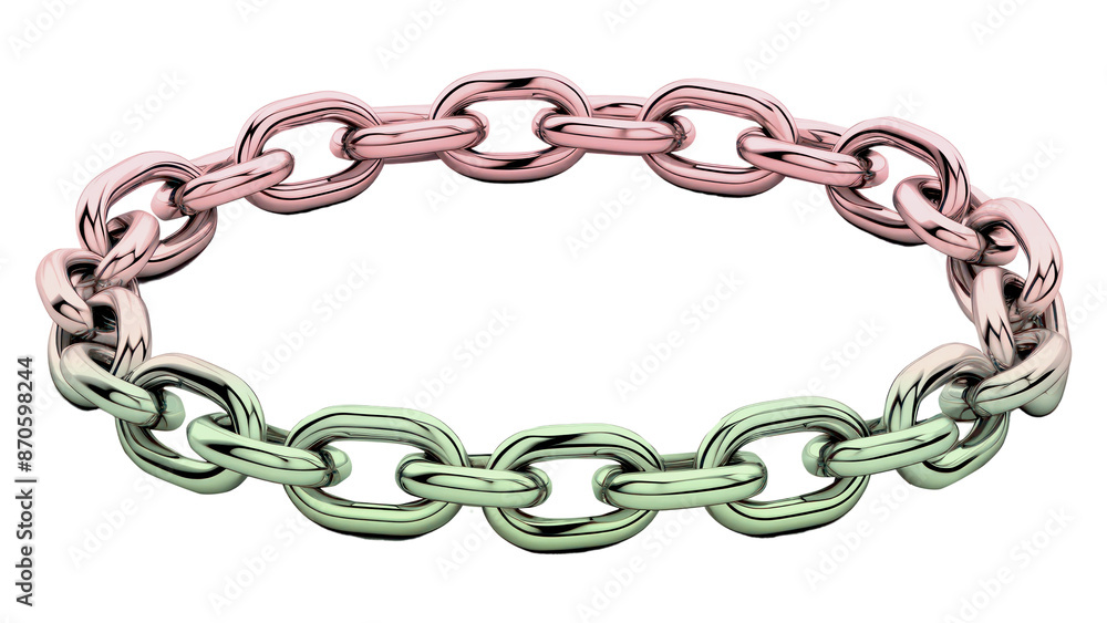 Chain icon png holographic fluid chrome shape, transparent background Chain icon png holographic fluid chrome shape, transparent background