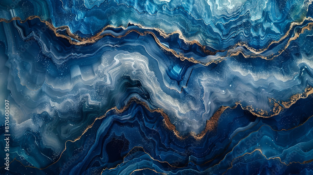 Abstract deep sound waves in rich, jewel tones of sapphire and emerald, creating a luxurious and vibrant visual. Abstract deep sound waves in rich, jewel tones of sapphire and emerald, creating a luxurious and vibrant visual.
