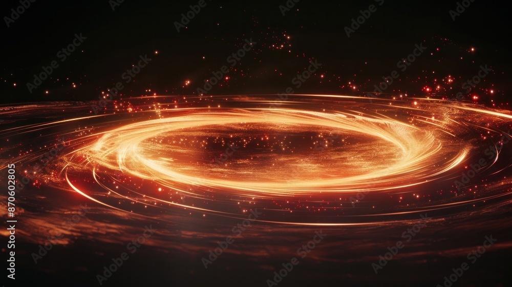 A mesmerizing animation of a black hole's accretion disk, showcasing the chaotic dance of matter and energy. A mesmerizing animation of a black hole's accretion disk, showcasing the chaotic dance of matter and energy.
