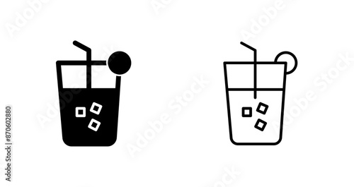 Cold Drink Vector Icon