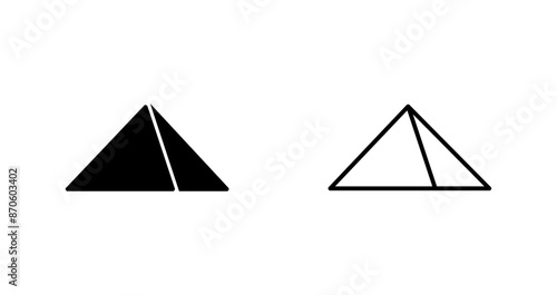 Pyramid Vector Icon