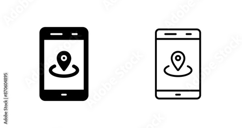 Location Service Vector Icon