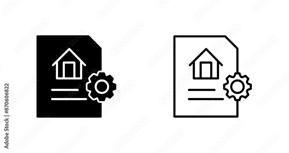 Fototapeta premium Attribute Vector Icon