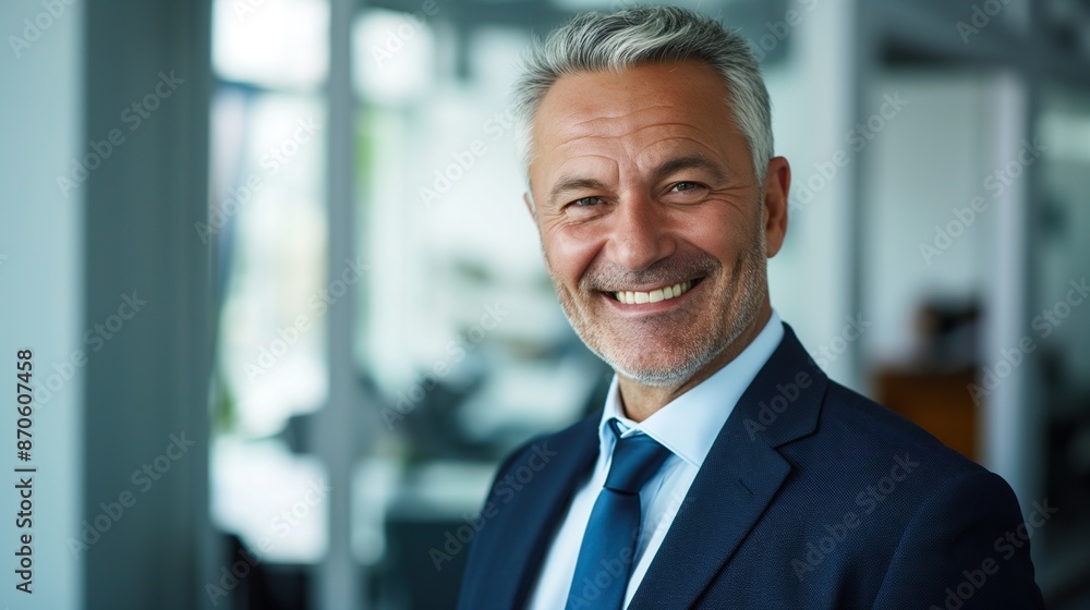 Smiling older bank manager or investor, happy middle aged business man boss ceo, confident mid adult professional businessman executive standing in office, mature entrepreneur headshot portrait. Smiling older bank manager or investor, happy middle aged business man boss ceo, confident mid adult professional businessman executive standing in office, mature entrepreneur headshot portrait.