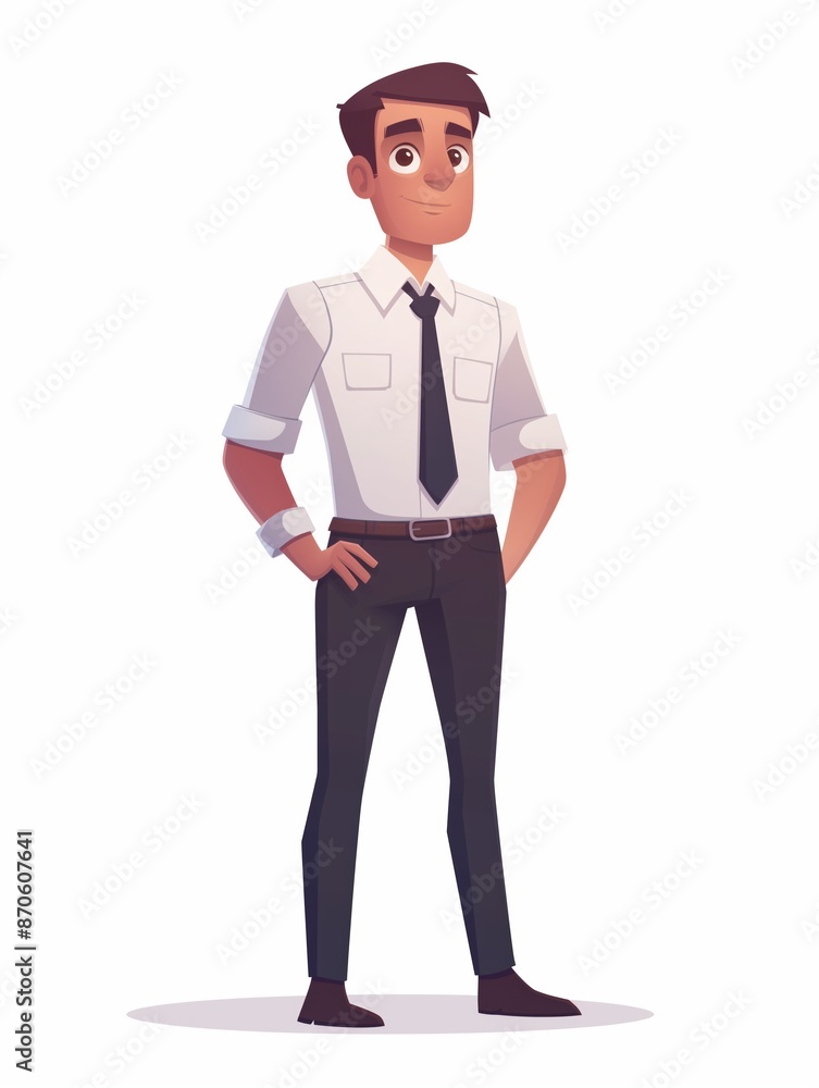 Human Resources Manager male wearing human resources manager uniform, Full body character, vector illustration, Clip art, HR, isolated on white background Human Resources Manager male wearing human resources manager uniform, Full body character, vector illustration, Clip art, HR, isolated on white background