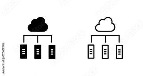 Digital Library Vector Icon