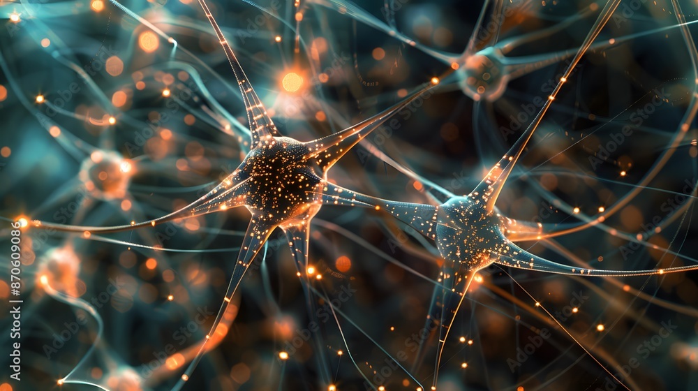 Scene showing an LSTM network that handles long-term dependencies. It includes elements that represent memory cells, gates, and the issue of missing gradients in time-lapse images. Scene showing an LSTM network that handles long-term dependencies. It includes elements that represent memory cells, gates, and the issue of missing gradients in time-lapse images.