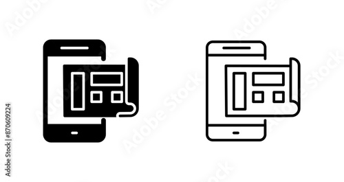 Layout Vector Icon