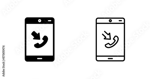 Incoming Call Vector Icon