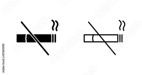 No Smoking Vector Icon