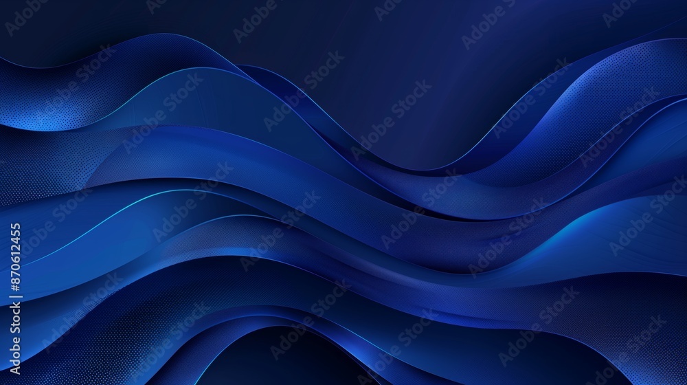 Abstract blue background with waves and lines, vector illustration. Abstract blue background with waves and lines, vector illustration.