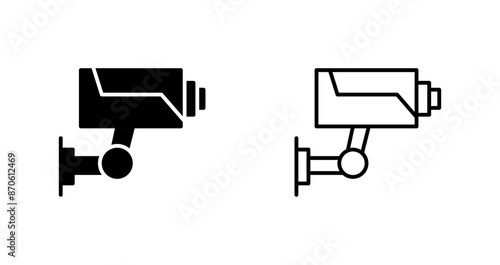 Security Camera Vector Icon