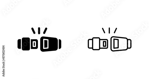 Seat Belt Vector Icon