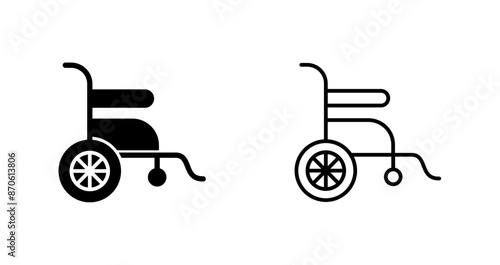 Wheelchair Vector Icon