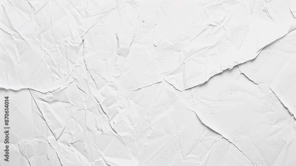 Obraz premium Subtle Elegance: Texture of White Paper in Close-up Detail