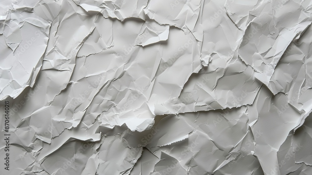 Subtle Elegance: Texture of White Paper in Close-up Detail Subtle Elegance: Texture of White Paper in Close-up Detail