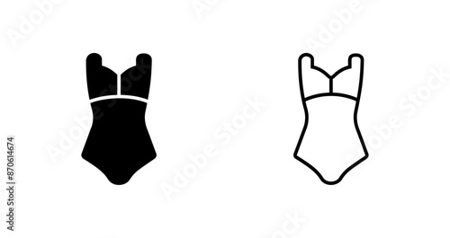 Swim Suit Vector Icon