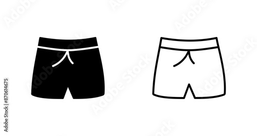 Swim Suit Vector Icon