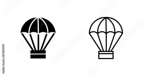 Parachute Vector Icon