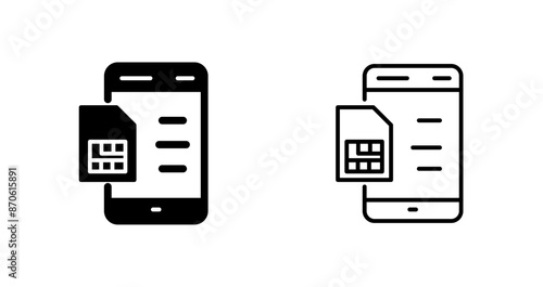SIM Card Vector Icon