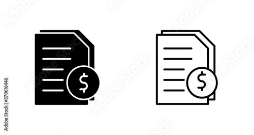 Invoices Vector Icon