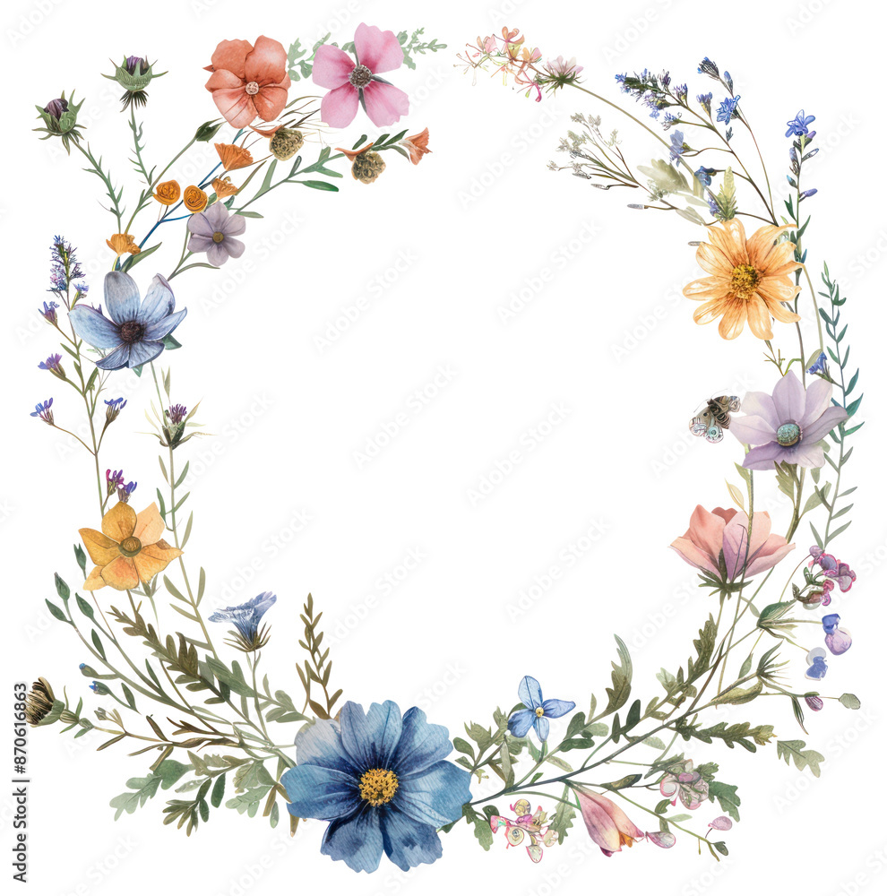 PNG Wildflower frame art embroidery graphics. PNG Wildflower frame art embroidery graphics.