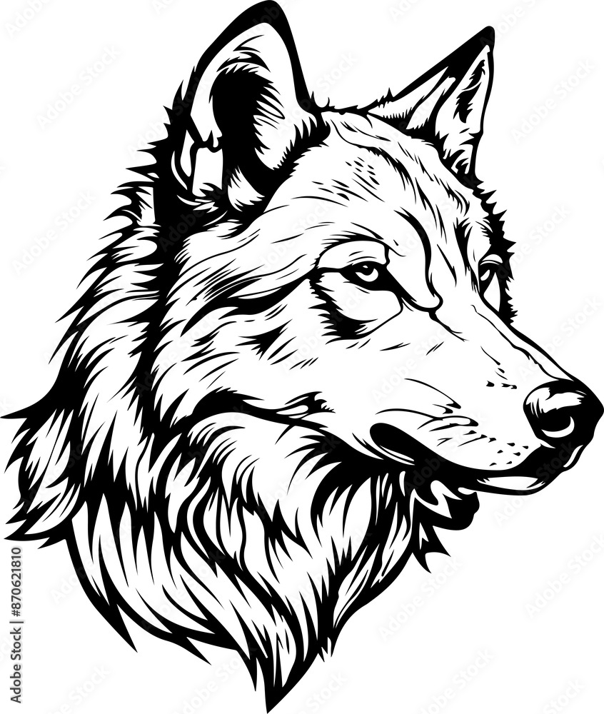 Wolf clipart desing illustration Wolf clipart desing illustration
