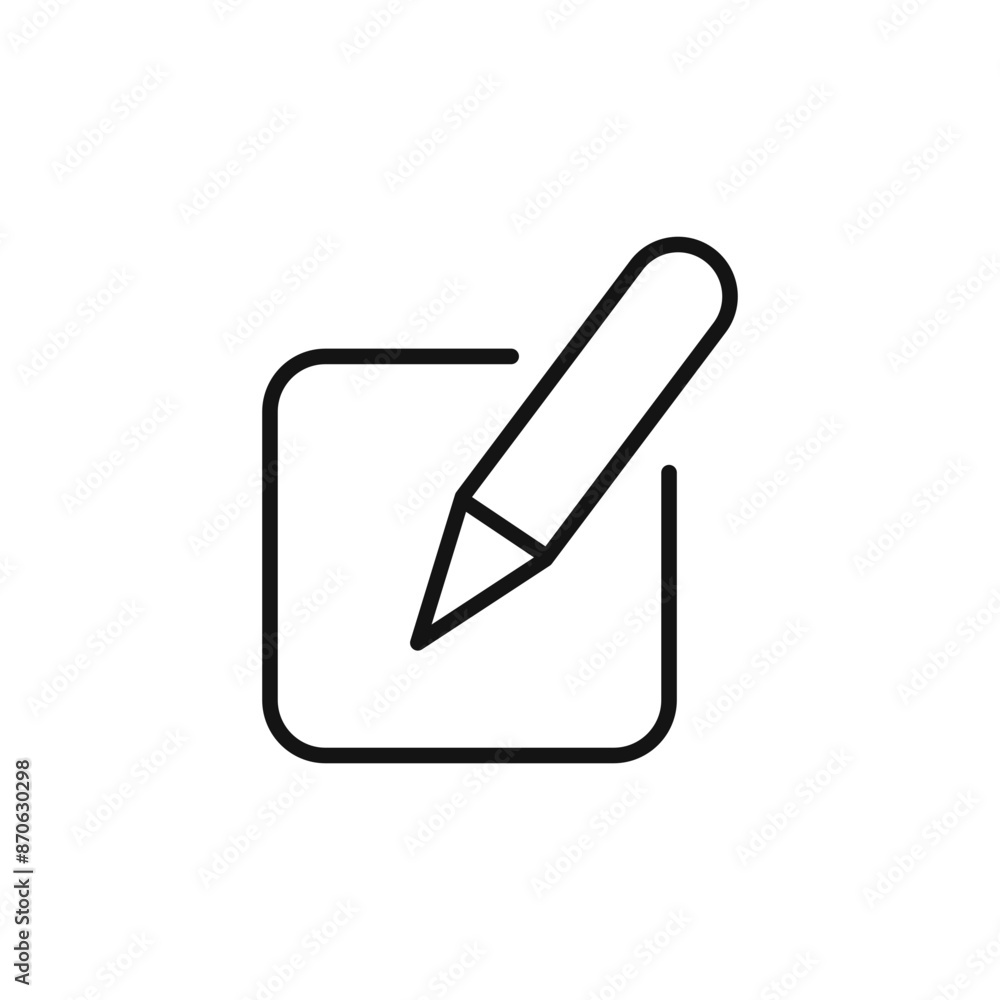 Edit Image logo sign vector outline Edit Image logo sign vector outline
